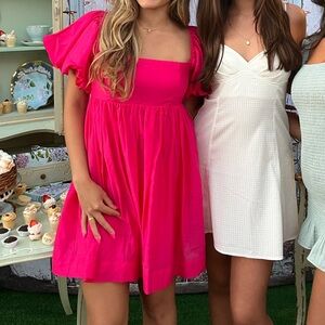 American Threads Pink Sleeve Sundress